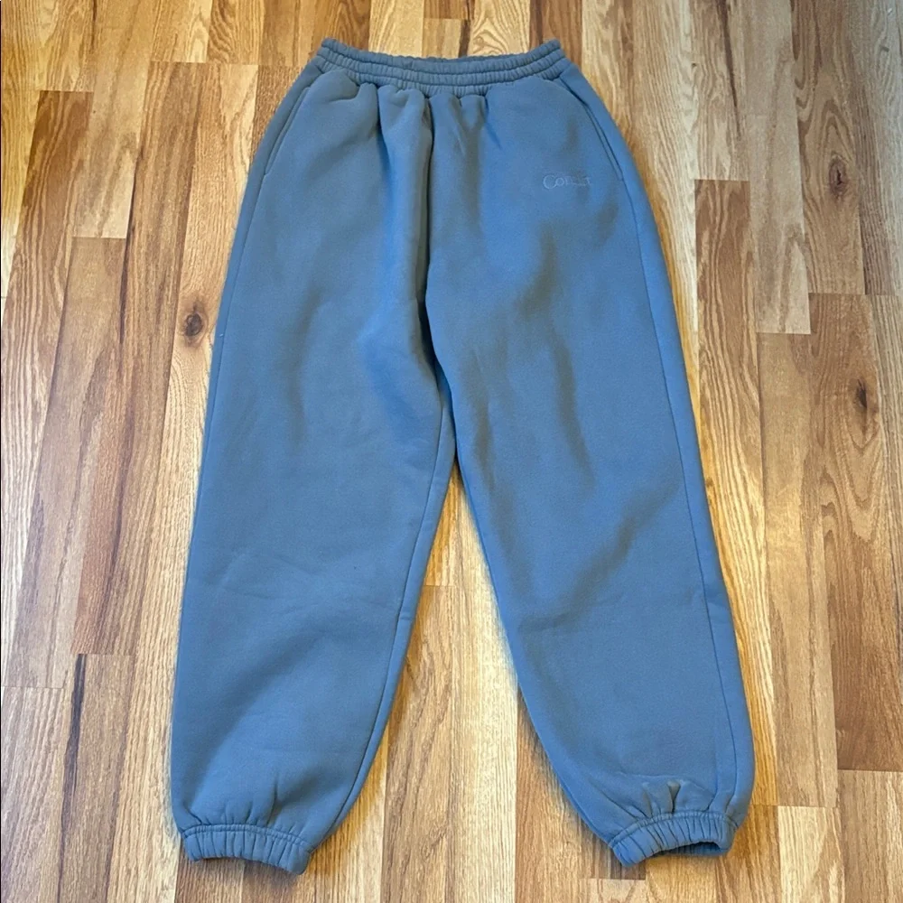 Comfrt Blue Grey Kids Joggers